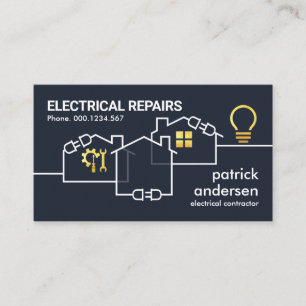 Carte De Visite Circuit de câblage électrique