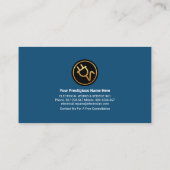 Carte De Visite Circuit de câblage électrique Gold Home (Dos)