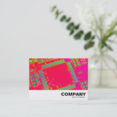 Carte De Visite Circuiterie Abstraite Colorée (Debout devant)