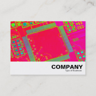 Carte De Visite Circuiterie Abstraite Colorée