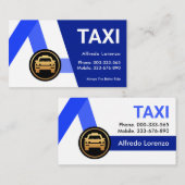 Carte De Visite Circuits de taxis bleus Partager (Devant / Derrière)