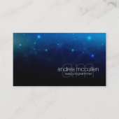 Carte De Visite Circuits Monogram Programmer Ingénieur technique (Devant)