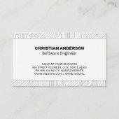 Carte De Visite Circuits | Programmation logicielle (Devant)