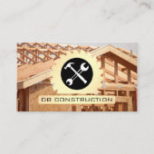 Carte De Visite Circular Saw | Hammer Wrench | Construction Build (Devant)