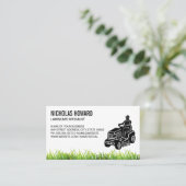 Carte De Visite Circuler Sur L'Équipement De Pelouse | Lames d'her (Debout devant)