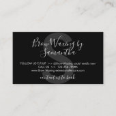 Carte De Visite Cire de cire de l'oeil noir Enseignement postérieu (Devant)