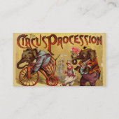 Carte De Visite Cirque (Dos)