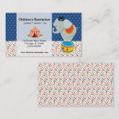 Carte De Visite Cirque * choisir la couleur arrière - plan (Devant / Derrière)