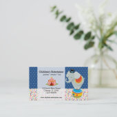 Carte De Visite Cirque * choisir la couleur arrière - plan (Debout devant)