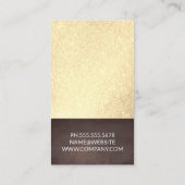 Carte De Visite Cisaillement et peigne Parties scintillant élégant (Dos)