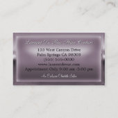 Carte De Visite Ciseaux 3,5" de vanité de Sweedlepiper x 2" (Dos)