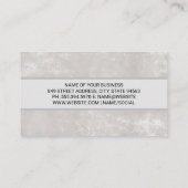 Carte De Visite Ciseaux à pinces à barbier | Rose (Dos)