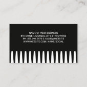 Carte De Visite Ciseaux Barberpole | Comb (Dos)