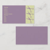 Carte De Visite Ciseaux - Business (Devant / Derrière)