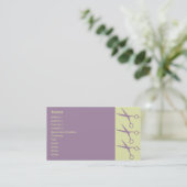 Carte De Visite Ciseaux - Business (Debout devant)