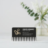 Carte De Visite Ciseaux Cheveux | Salon Beauté (Debout devant)