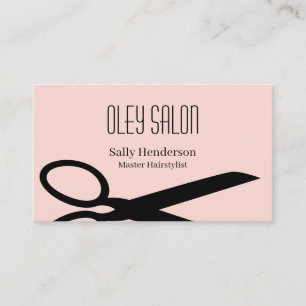 Carte De Visite Ciseaux Chic Modernes Coiffeur