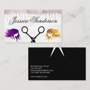 Carte De Visite Ciseaux   Coloris   Cheveux femmes