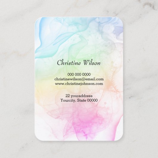 Carte De Visite ciseaux de coiffeur (Dos)