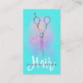 Carte De Visite ciseaux de coiffure (Devant)