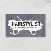 Carte De Visite Ciseaux de coiffure (Devant)