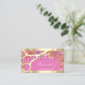 Carte De Visite Ciseaux de coiffure moderne Parties scintillant vi (Debout devant)