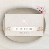 Carte De Visite Ciseaux de la gamme de cheveux moderne unique