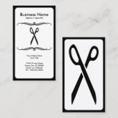 Carte De Visite ciseaux de mod (Devant / Derrière)