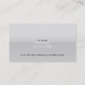 Carte De Visite Ciseaux de salon (Dos)