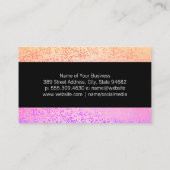 Carte De Visite Ciseaux de salon | Beauté | Couleur de cheveux (Dos)