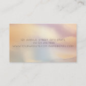 Carte De Visite Ciseaux élégants Coiffeur Coloré (Dos)