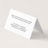 Carte De Visite Ciseaux fantaisistes | Paw chien | Chiot dalmate (Dos)