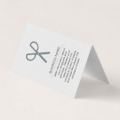 Carte De Visite Ciseaux / Gris (gris) (Dos)