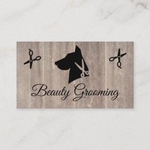 Carte De Visite Ciseaux K9 Chien Groomer