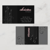 Carte De Visite ciseaux modernes (Devant / Derrière)