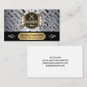 Carte De Visite Ciseaux | Poteaux en barbre et outils (Devant / Derrière)