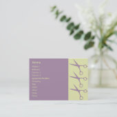 Carte De Visite Ciseaux - potelés (Debout devant)