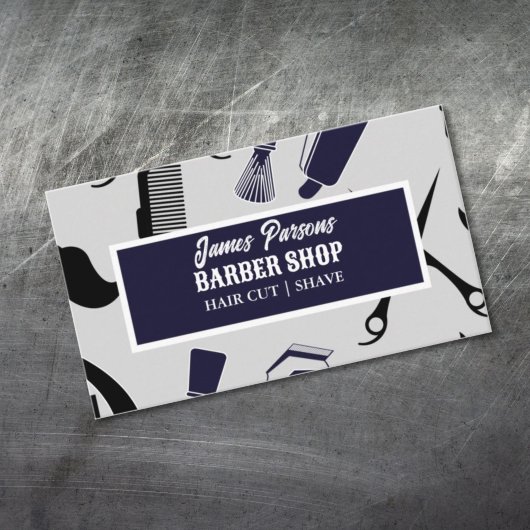 Carte De Visite ciseaux rétro peigne salon coiffeur coiffeur barbi