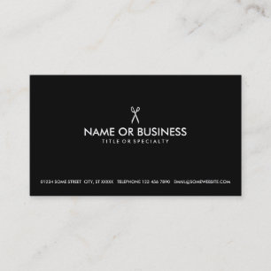 Carte De Visite ciseaux simples