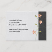 Carte De Visite Citation Daydream sur tableau de bord (Dos)