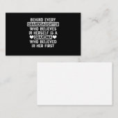 Carte De Visite Citation de grand-mère et petite-fille (Devant / Derrière)