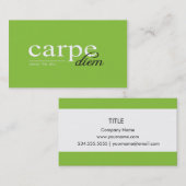 Carte De Visite Citation de motivation inspirée (Devant / Derrière)