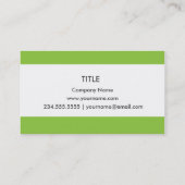 Carte De Visite Citation de motivation inspirée (Dos)