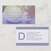 Carte De Visite citation de succès de Roosevelt (Devant / Derrière)