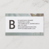 Carte De Visite citation de succès henry ford (Dos)