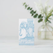 Carte De Visite Citation du Bouddha éléphant (Debout devant)