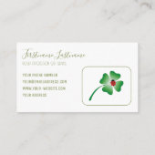 Carte De Visite Citation motivationnelle positive avec peu de cocc (Dos)