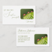 Carte De Visite Citation motivationnelle positive avec peu de cocc (Devant / Derrière)