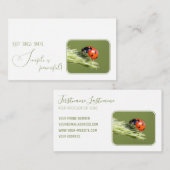 Carte De Visite Citation motivationnelle positive avec peu de cocc (Devant / Derrière)