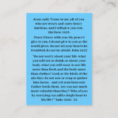 Carte De Visite Citations de la Bible (Dos)